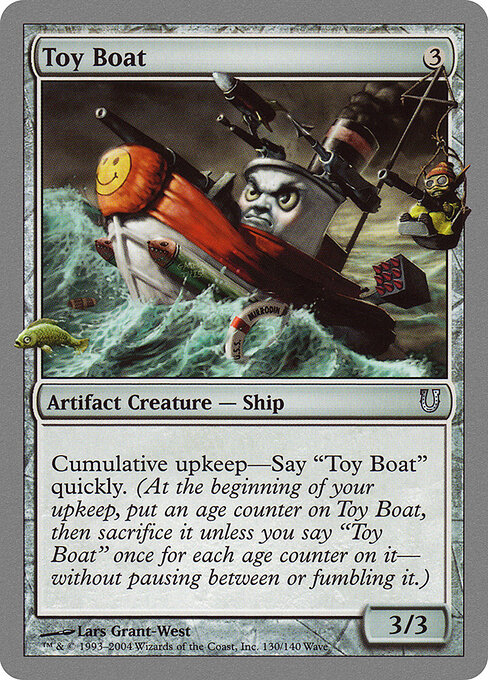 Toy Boat — art by Lars Grant-West