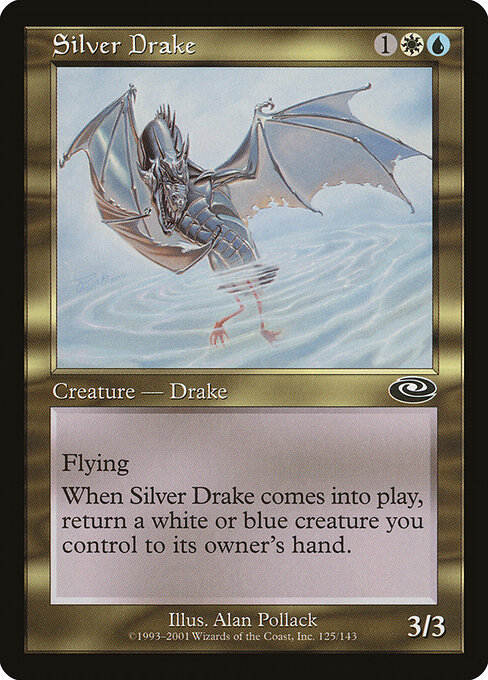 Silver Drake — art by Alan Pollack