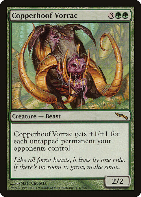 Copperhoof Vorrac — art by Matt Cavotta