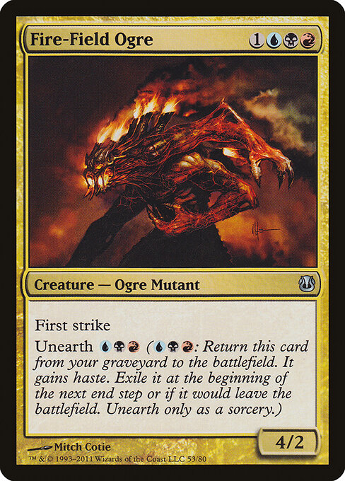 Fire-Field Ogre — art by Mitch Cotie