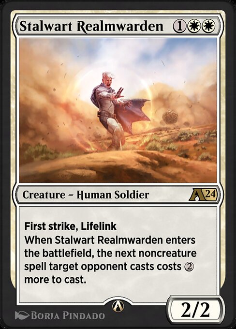 Stalwart Realmwarden — art by Borja Pindado