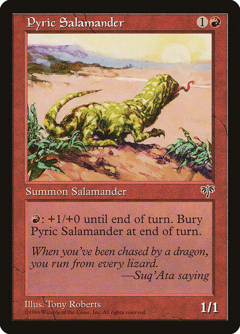 Pyric Salamander — art by Tony Roberts