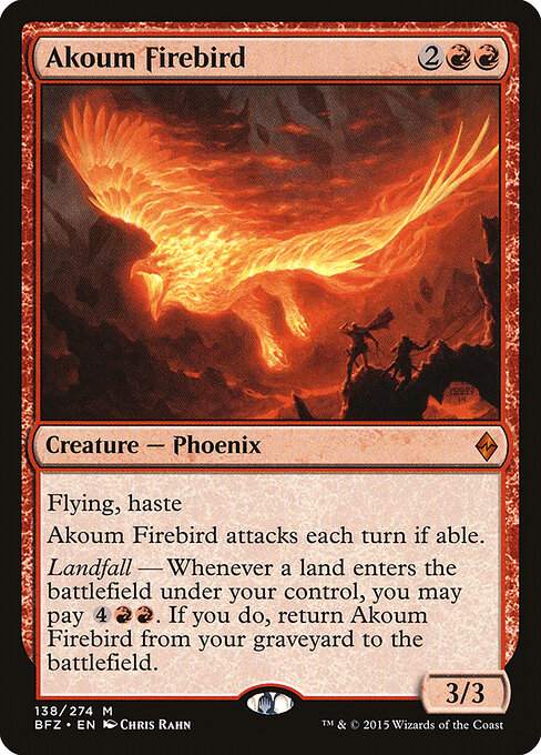 Akoum Firebird — art by Chris Rahn