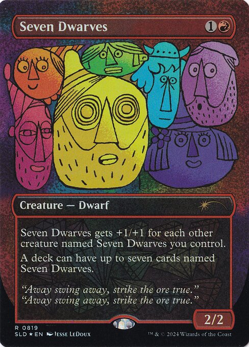 Seven Dwarves — art by Jesse LeDoux