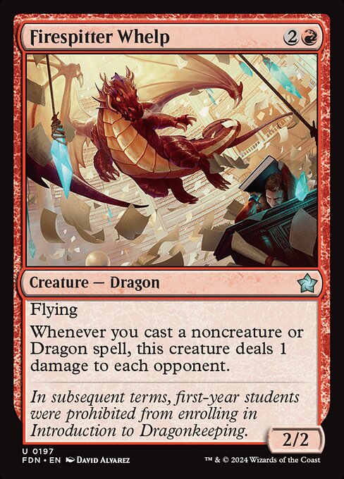 Firespitter Whelp — art by David Álvarez