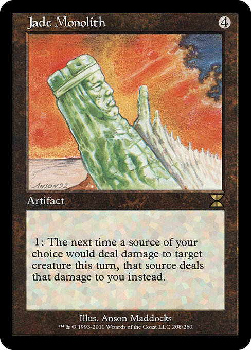 Jade Monolith — art by Anson Maddocks