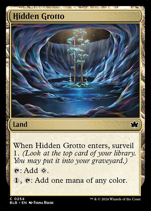 Hidden Grotto — art by Fiona Hsieh