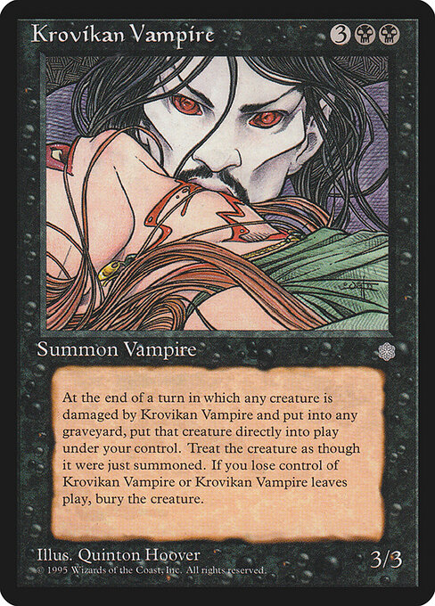 Krovikan Vampire — art by Quinton Hoover
