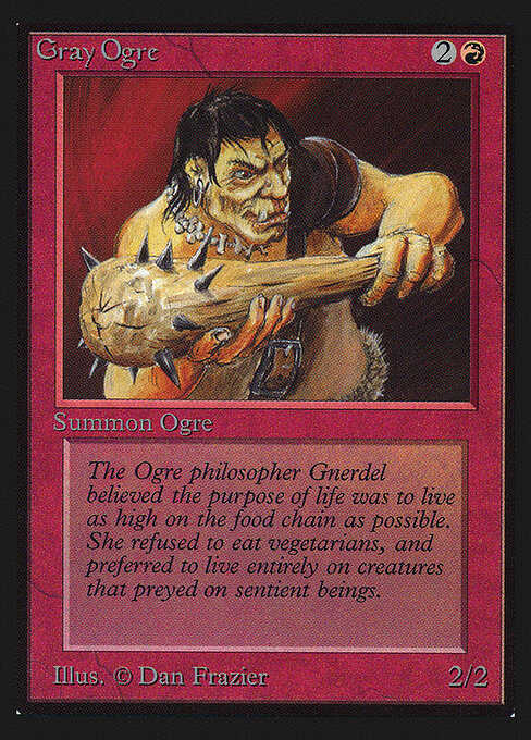 Gray Ogre — art by Dan Frazier