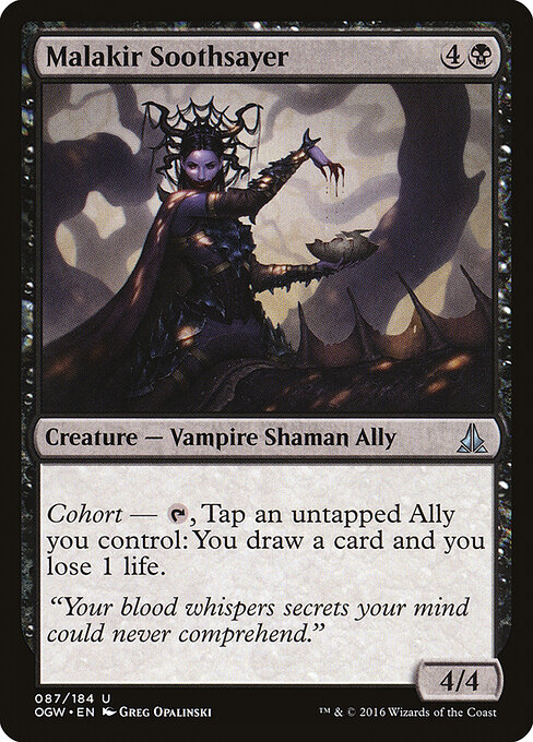 Malakir Soothsayer — art by Greg Opalinski