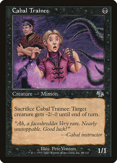 Cabal Trainee — art by Pete Venters