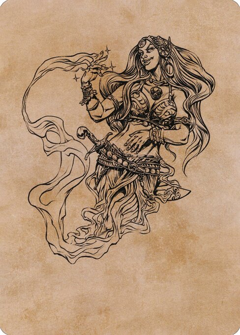 Djinni Windseer // Djinni Windseer — art by Pedro Potier