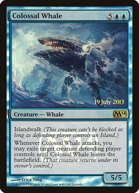 Colossal Whale — art by Erica Yang
