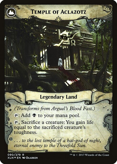 Arguel's Blood Fast // Temple of Aclazotz — art by Daarken