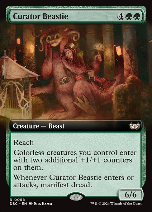 Curator Beastie — art by Nils Hamm
