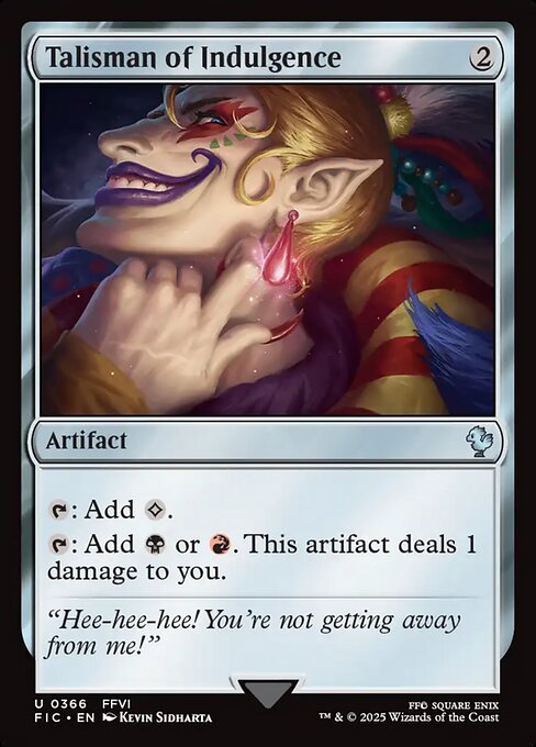 Talisman of Indulgence — art by Kevin Sidharta