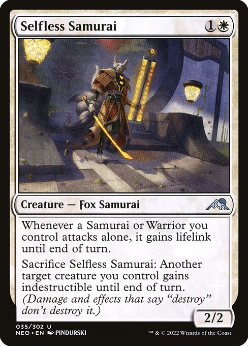 Selfless Samurai — art by PINDURSKI