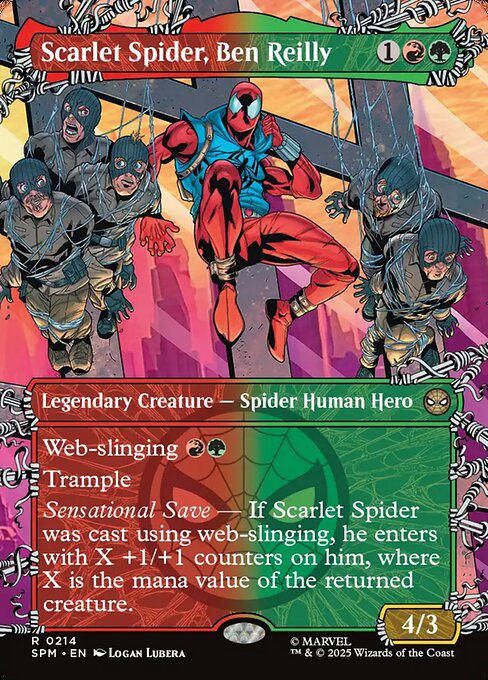 Scarlet Spider, Ben Reilly — art by Logan Lubera