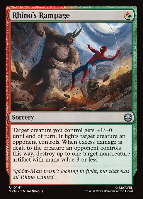 Rhino's Rampage — art by Nino Is