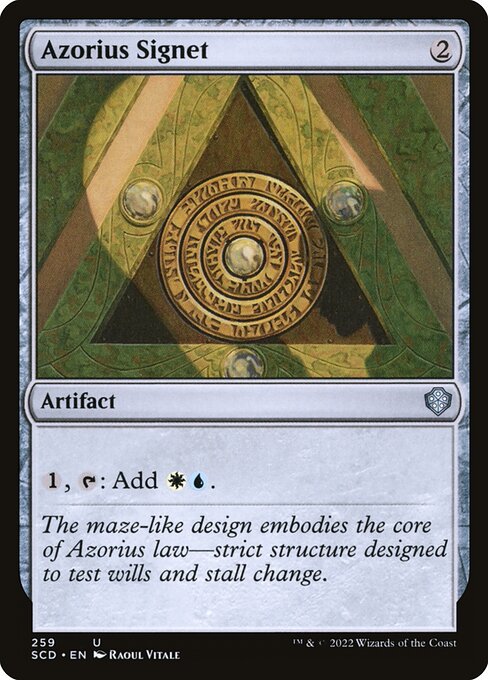 Azorius Signet — art by Raoul Vitale