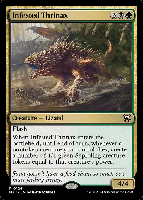 Infested Thrinax — art by David Astruga