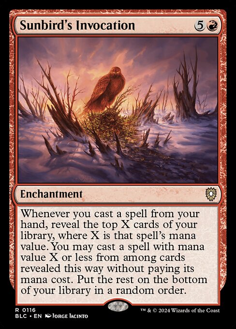 Sunbird's Invocation — art by Jorge Jacinto