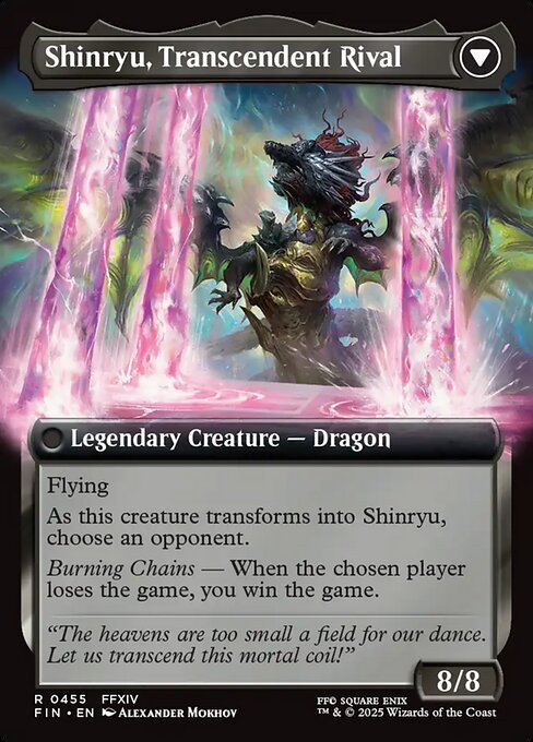Zenos yae Galvus // Shinryu, Transcendent Rival — art by Alexander Mokhov