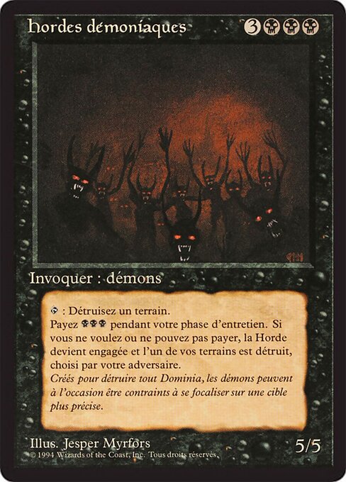 Demonic Hordes — art by Jesper Myrfors