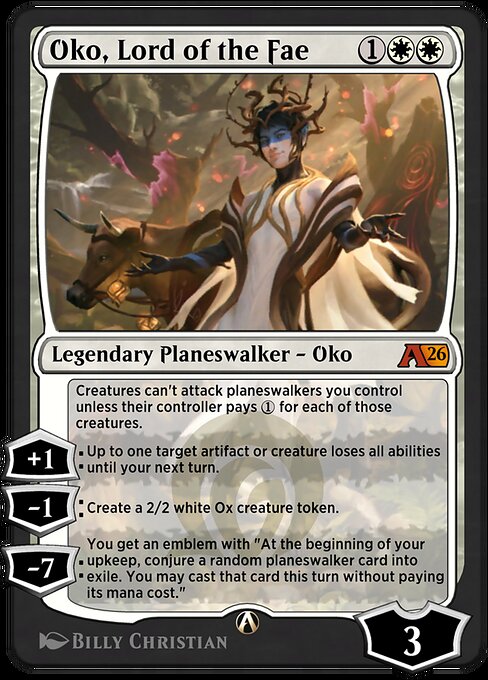 Oko, Lord of the Fae — art by Billy Christian