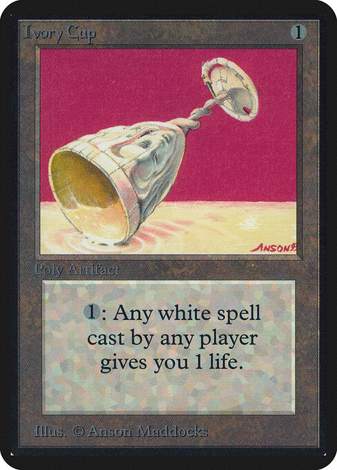 Ivory Cup — art by Anson Maddocks