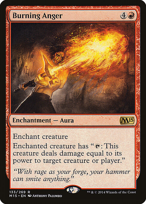 Burning Anger — art by Anthony Palumbo