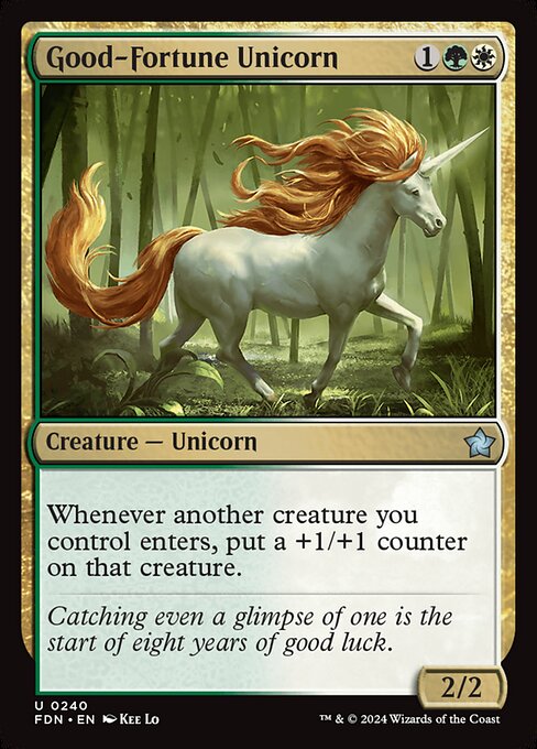 Good-Fortune Unicorn — art by Kee Lo