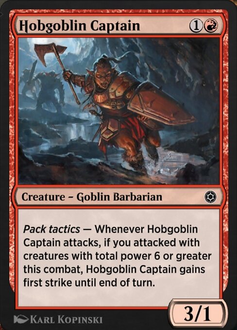 Hobgoblin Captain — art by Karl Kopinski