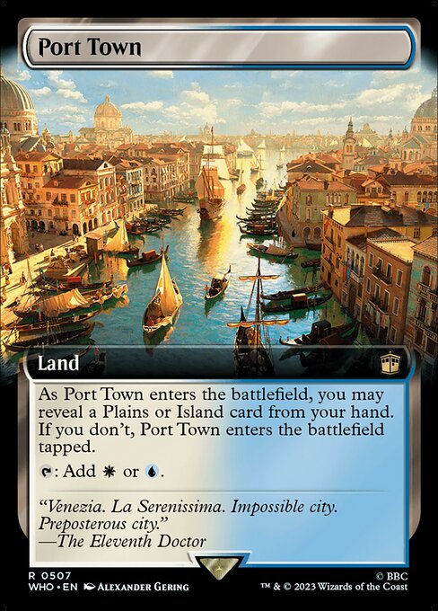 Port Town — art by Alexander Gering