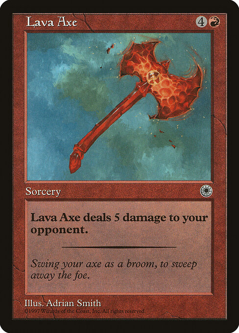 Lava Axe — art by Adrian Smith