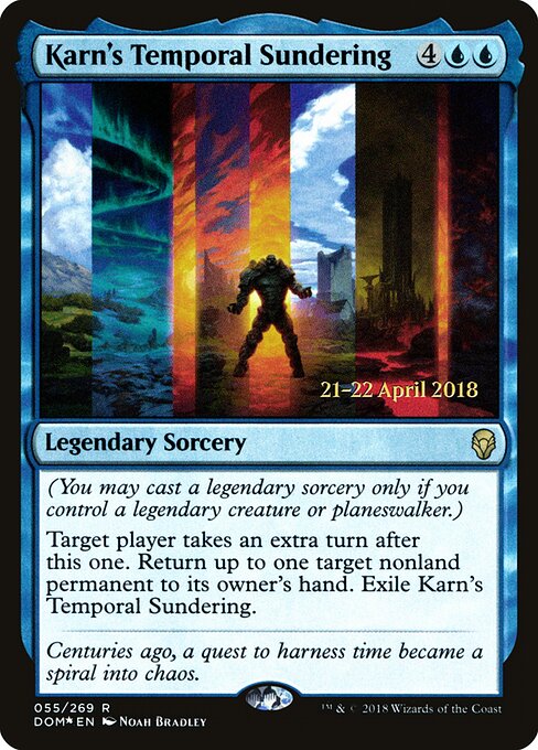 Karn's Temporal Sundering — art by Noah Bradley