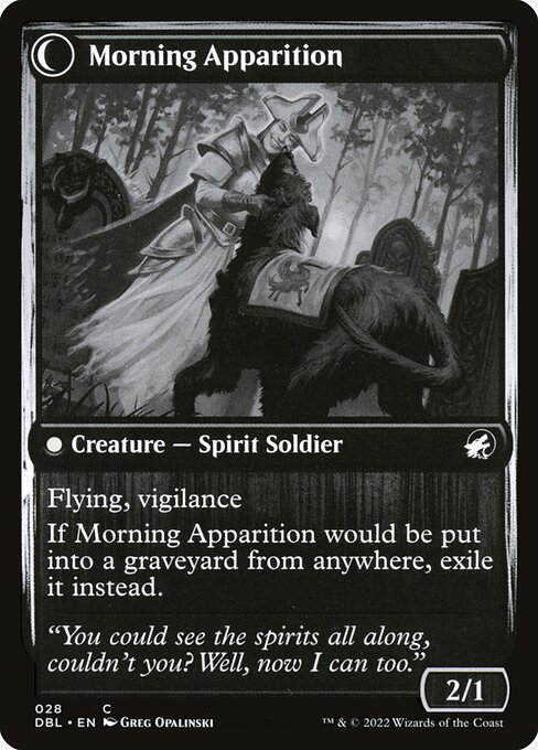 Mourning Patrol // Morning Apparition — art by Greg Opalinski