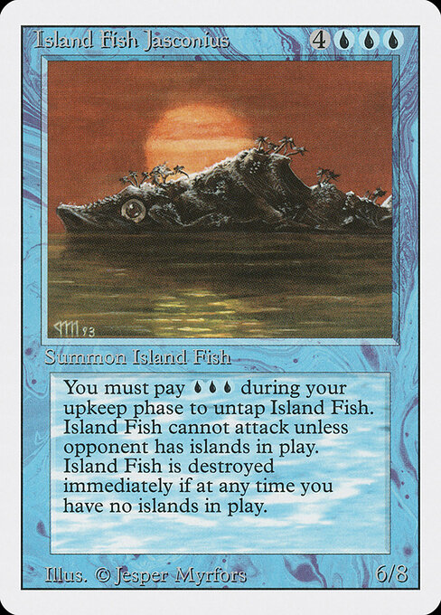 Island Fish Jasconius — art by Jesper Myrfors