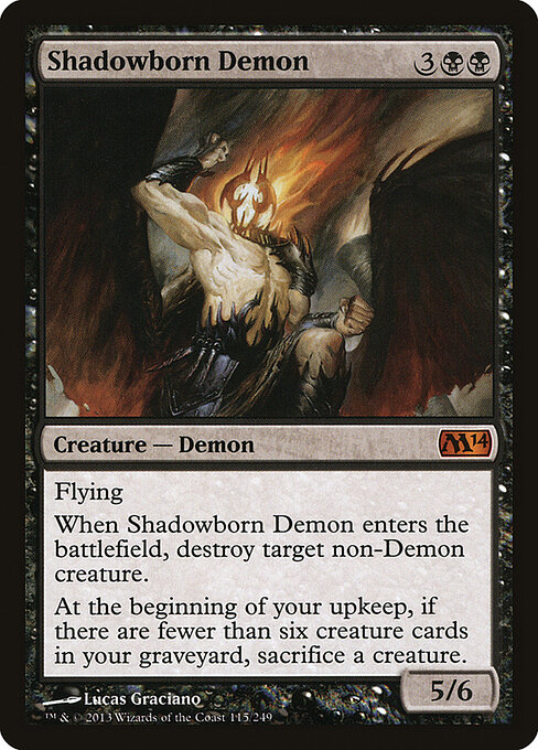 Shadowborn Demon — art by Lucas Graciano