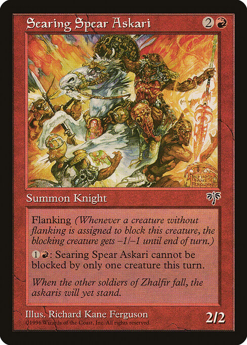 Searing Spear Askari — art by Richard Kane Ferguson