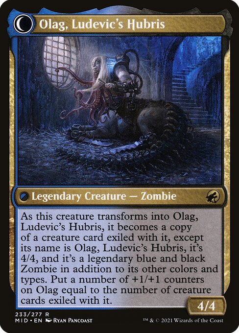 Ludevic, Necrogenius // Olag, Ludevic's Hubris — art by Ryan Pancoast