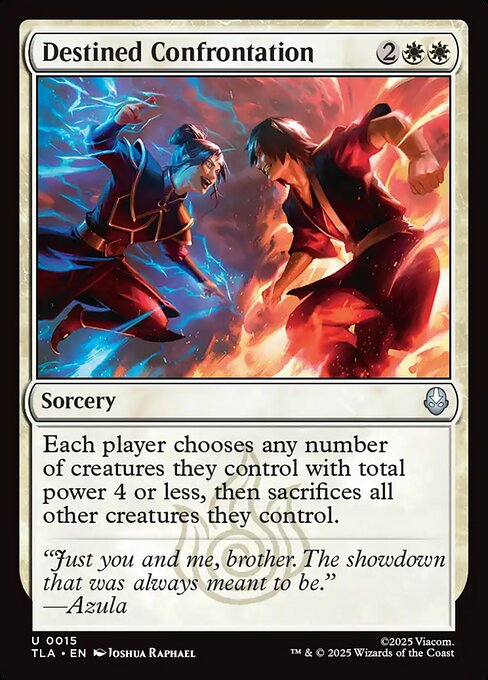 Destined Confrontation — art by Joshua Raphael