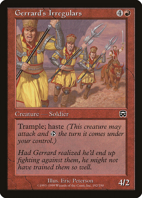 Gerrard's Irregulars — art by Eric Peterson
