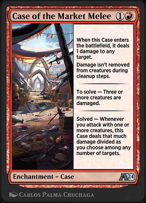 Case of the Market Melee — art by Carlos Palma Cruchaga