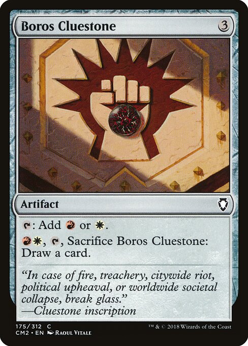 Boros Cluestone — art by Raoul Vitale