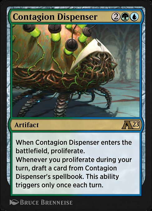 Contagion Dispenser — art by Bruce Brenneise