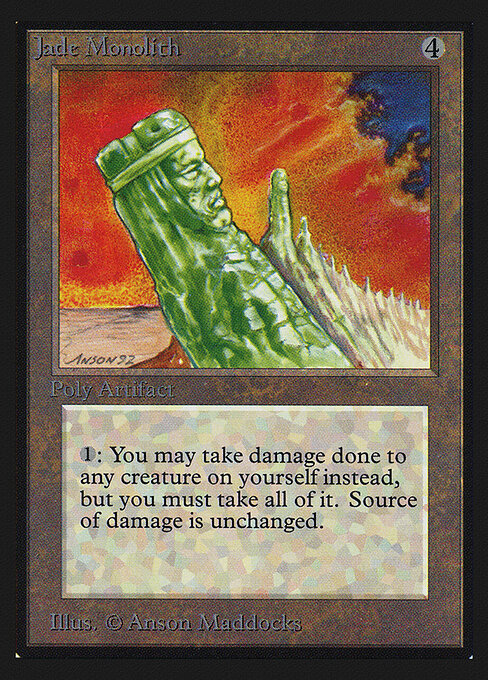 Jade Monolith — art by Anson Maddocks