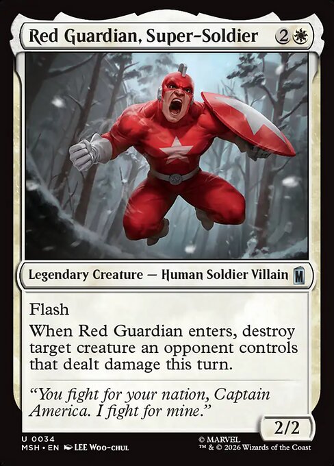 Red Guardian, Super-Soldier — art by Lee Woo-chul