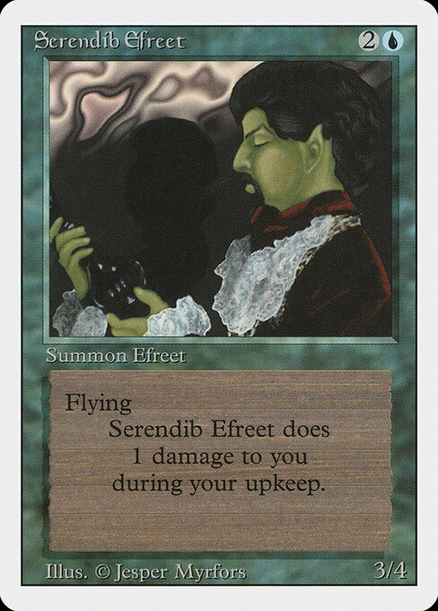 Serendib Efreet — art by Jesper Myrfors