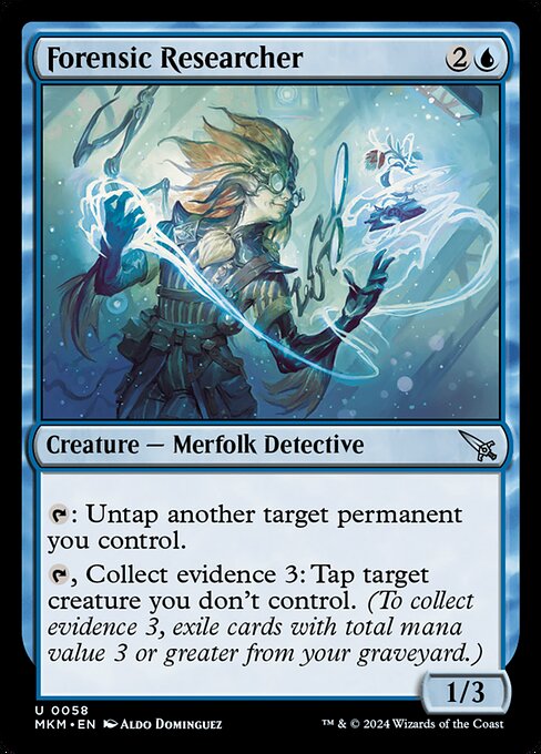 Forensic Researcher — art by Aldo Domínguez